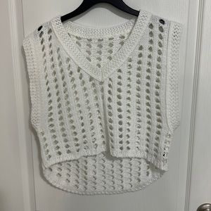 Never worn crotchet top